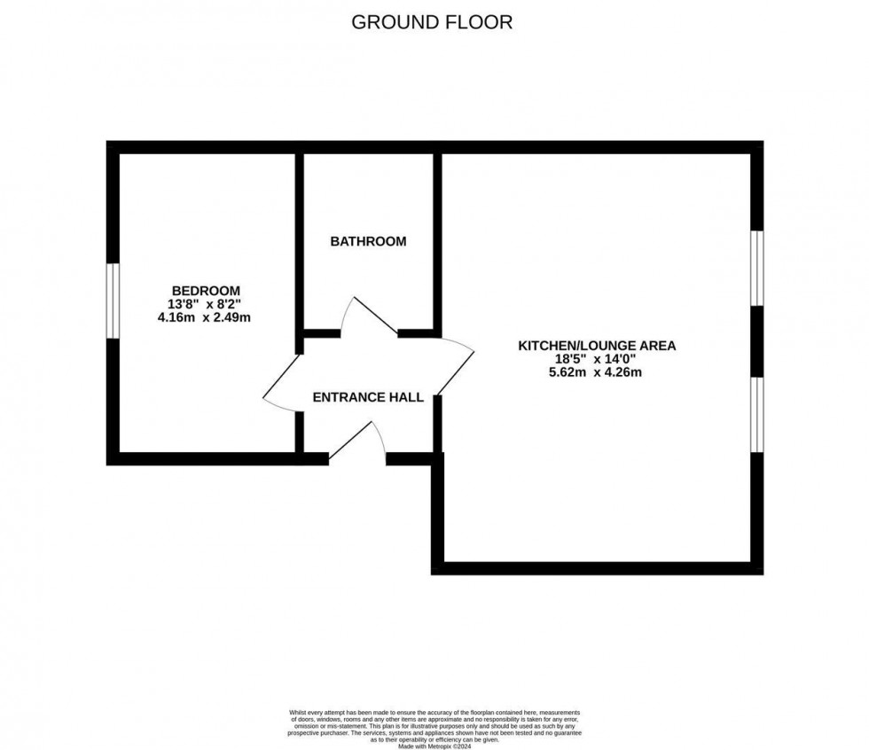 Floorplan for Ridley Road, Dalston, Hackney