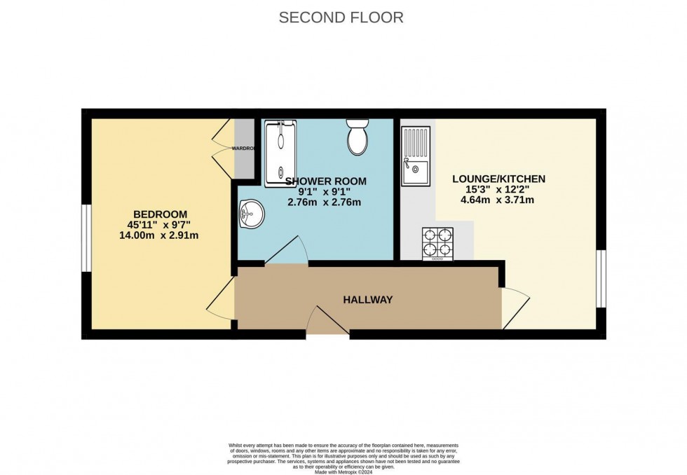 Floorplan for Ridley Road, Dalston, Hackney